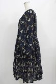 画像2: Jane Marple / The nursery Alice tunic dress  ネイビー H-25-08-04-001-JM-OP-KB-ZH (2)