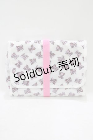 画像: Candy Stripper / SUNNY ELEPHANT TRAVEL POUCH  白 H-25-08-04-056-PU-ZA-KB-ZH