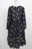 画像3: Jane Marple / The nursery Alice tunic dress  ネイビー H-25-08-04-001-JM-OP-KB-ZH (3)