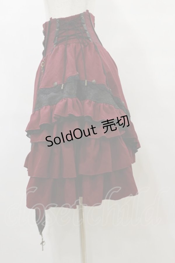 画像3: Ozz oneste / Spring Rose Carolキャロルスカート  ワイン H-25-08-05-044-OO-SK-KB-ZH (3)