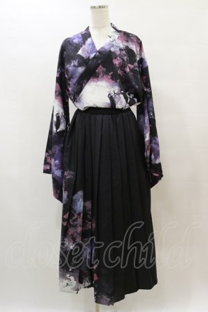 画像: NieR Clothing / 着物風上下セット F 黒 H-25-08-05-047-PU-OP-KB-ZH