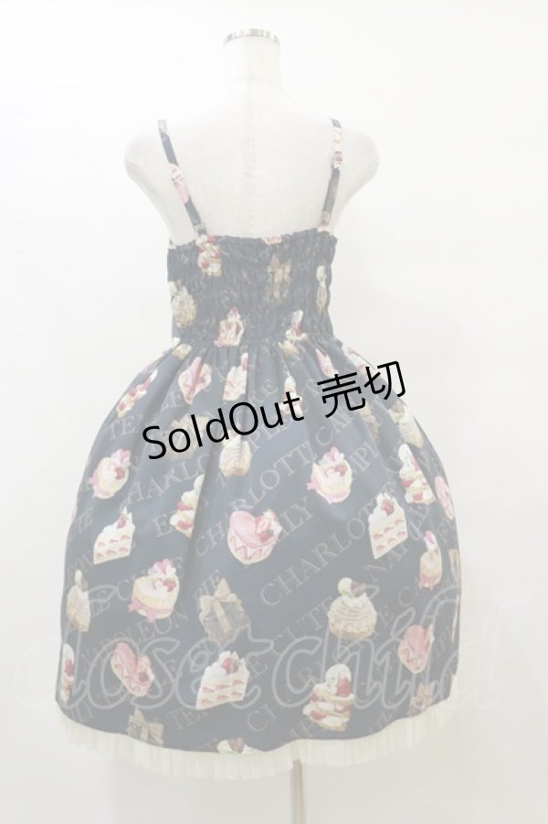 画像2: Emily Temple cute / Petit Gateauキャミソールワンピース  ネイビー H-25-08-05-053-ET-OP-KB-ZH (2)