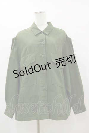 画像: RNA / ミリタリーJUNKジャケット M カーキ H-25-08-05-008-PU-JA-KB-ZH