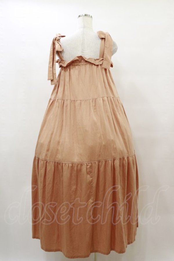 画像2: Katie / COVEN tiered dress  オレンジベージュ H-25-08-05-061-LO-OP-KB-ZH (2)