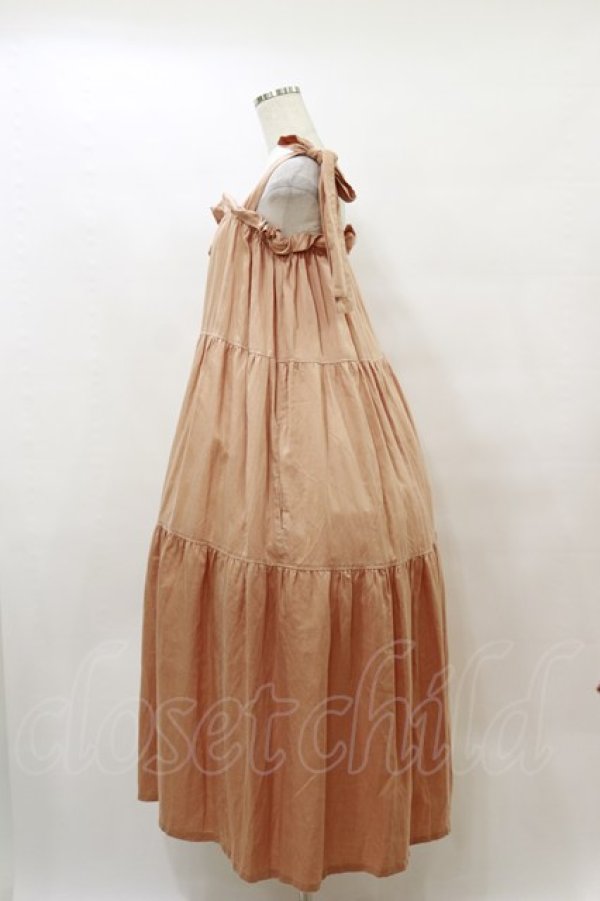 画像3: Katie / COVEN tiered dress  オレンジベージュ H-25-08-05-061-LO-OP-KB-ZH (3)