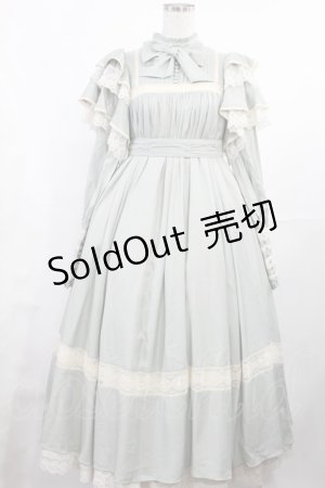 画像: Hoshibako Works / リリアンヌ姉妹　パステルカラーワンピース(ロング丈) Free グリーン H-25-08-05-1001-LO-OP-NS-ZH