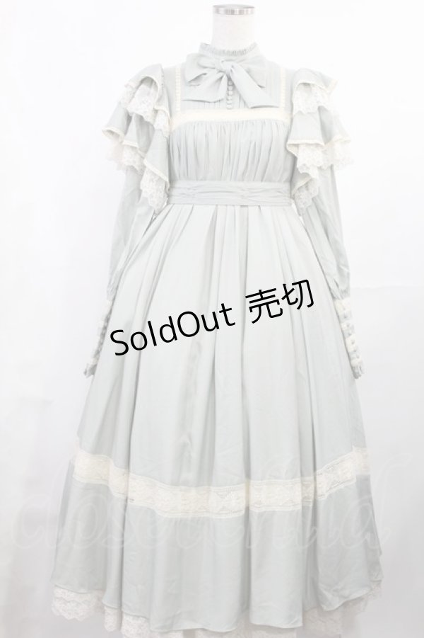 画像1: Hoshibako Works / リリアンヌ姉妹　パステルカラーワンピース(ロング丈) Free グリーン H-25-08-05-1001-LO-OP-NS-ZH (1)