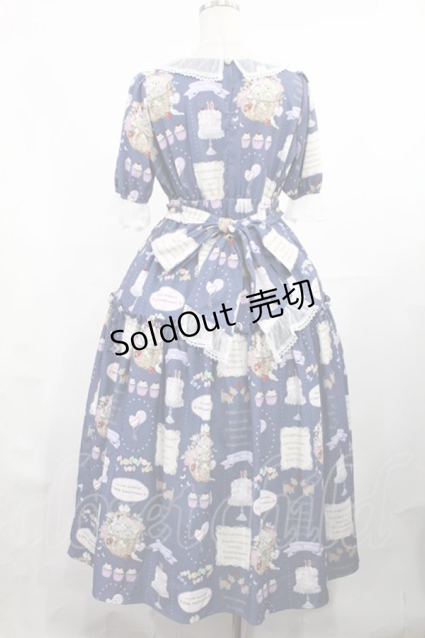 画像3: axes femme kawaii / 10thアニバーサリーワンピース M ブルー H-25-08-05-1005-AX-OP-NS-ZH (3)