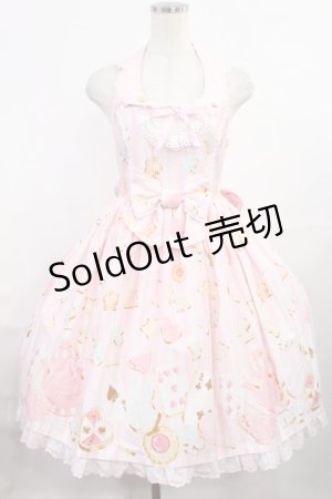 画像: Angelic Pretty / Wonder Cookieビスチェ風ジャンパースカート Free ピンク H-25-08-05-1008-AP-OP-NS-ZH