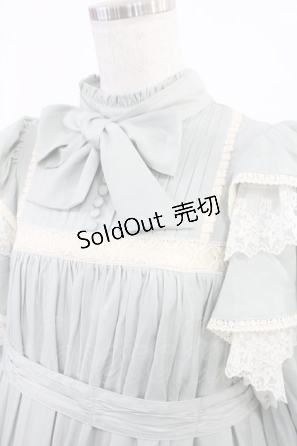 画像4: Hoshibako Works / リリアンヌ姉妹　パステルカラーワンピース(ロング丈) Free グリーン H-25-08-05-1001-LO-OP-NS-ZH (4)