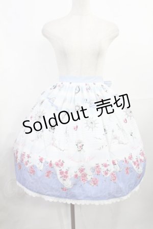 画像: ALICE and the PIRATES / ローズマリン柄スカート Free サックス H-25-08-05-1013-PA-SK-NS-ZH