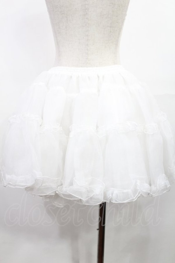 画像2: Angelic Pretty / オーガンジーパニエ Free オフ H-25-08-05-1017-AP-SK-NS-ZH (2)