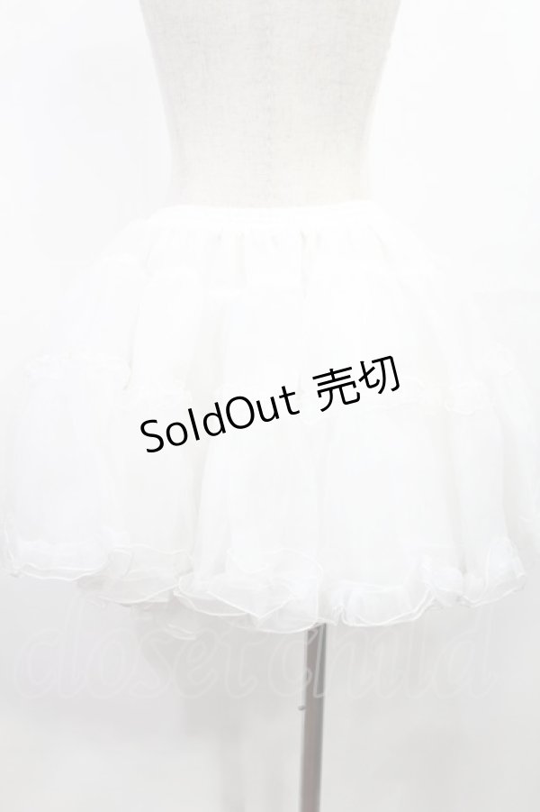 画像2: Angelic Pretty / オーガンジーパニエ Free オフ H-25-08-05-1017-AP-SK-NS-ZH (2)