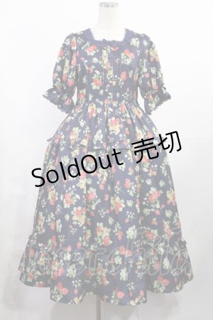 画像: axes femme kawaii / クラシックベリーワンピース M ネイビー H-25-08-05-1003-AX-OP-NS-ZH
