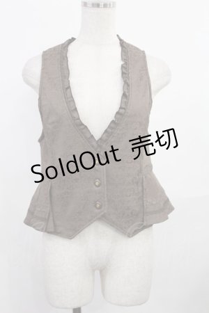 画像: axes femme / ジャガードベスト M ブラウン H-25-08-05-1021-AX-TO-NS-ZH