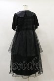 画像2: Candy Stripper / SHEER SHIRRING DRESS 2 ブラック×ブラック H-25-08-05-067-PU-OP-KB-ZH (2)