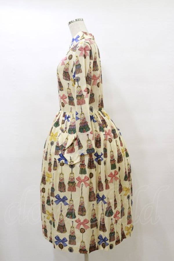 画像3: Jane Marple / Little tassel dollsのDayドレス  アイボリー H-25-08-05-068-JM-OP-KB-ZH (3)