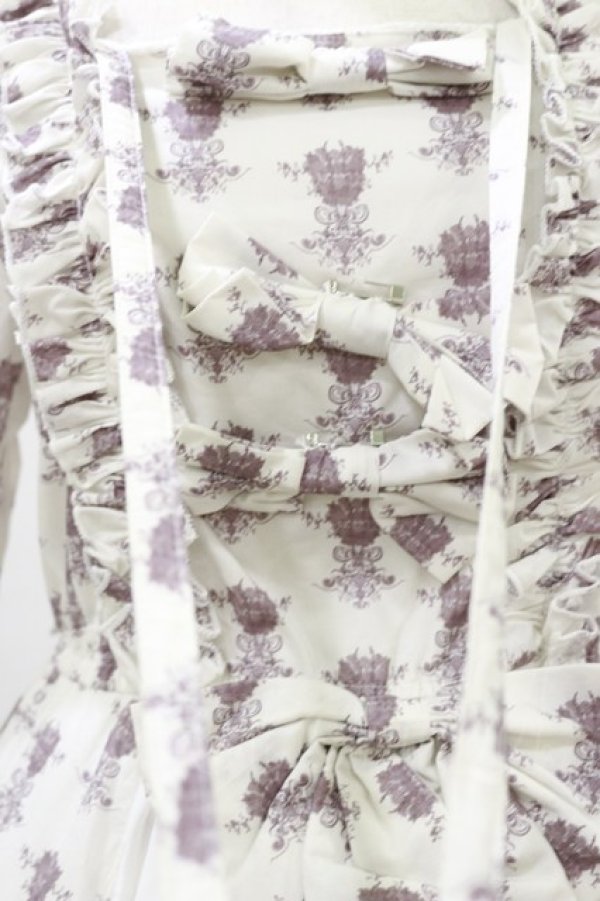 画像5: ATELIER PIERROT / Rosy Bouquet Dress size1 ライトグレー H-25-08-05-073-EL-OP-KB-ZH (5)