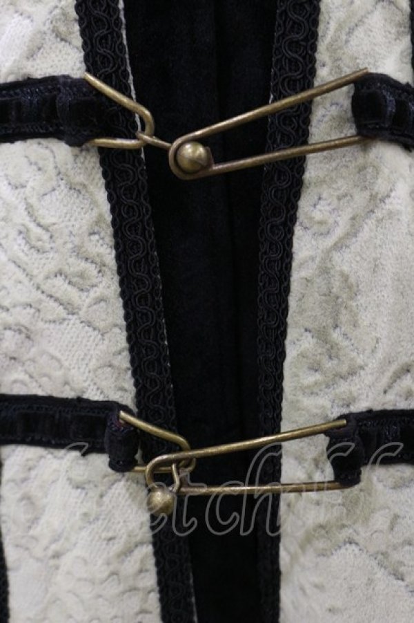 画像5: Rozen Kavalier / 異素材切替ファーカラーコート  黒×緑 H-25-08-05-012-OO-CO-KB-ZT-C068 (5)