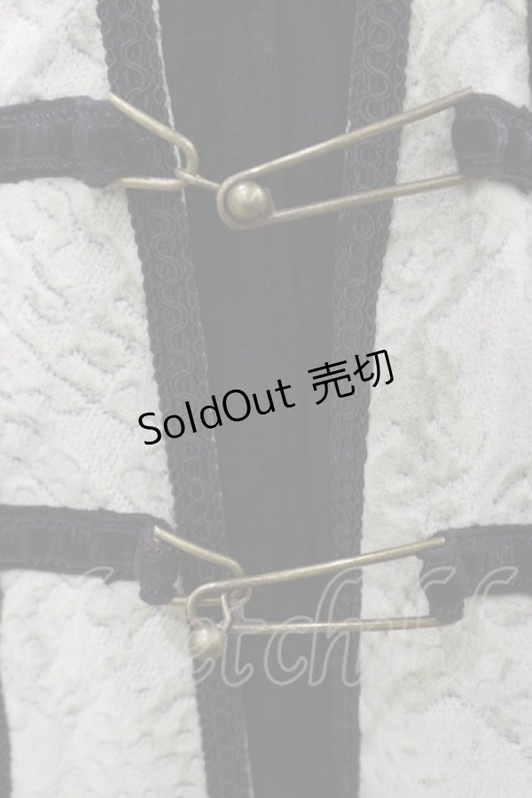 画像5: Rozen Kavalier / 異素材切替ファーカラーコート  黒×緑 H-25-08-05-012-OO-CO-KB-ZTC068 (5)