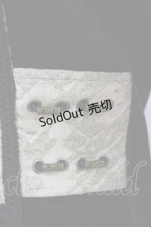 画像6: Rozen Kavalier / 異素材切替ファーカラーコート  黒×緑 H-25-08-05-012-OO-CO-KB-ZTC068 (6)