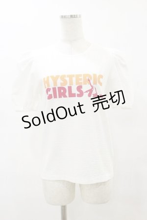 画像: HYSTERIC GLAMOUR / HYS GIRLSプルオーバー  白 H-25-08-05-020-PU-TO-KB-ZT493