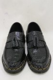 画像1: Dr.Martens （Getta Grip） / ADRIAN CROCタッセルローファー UK5(約24cm) ブラック H-25-08-05-005-PU-SH-KB-ZH (1)