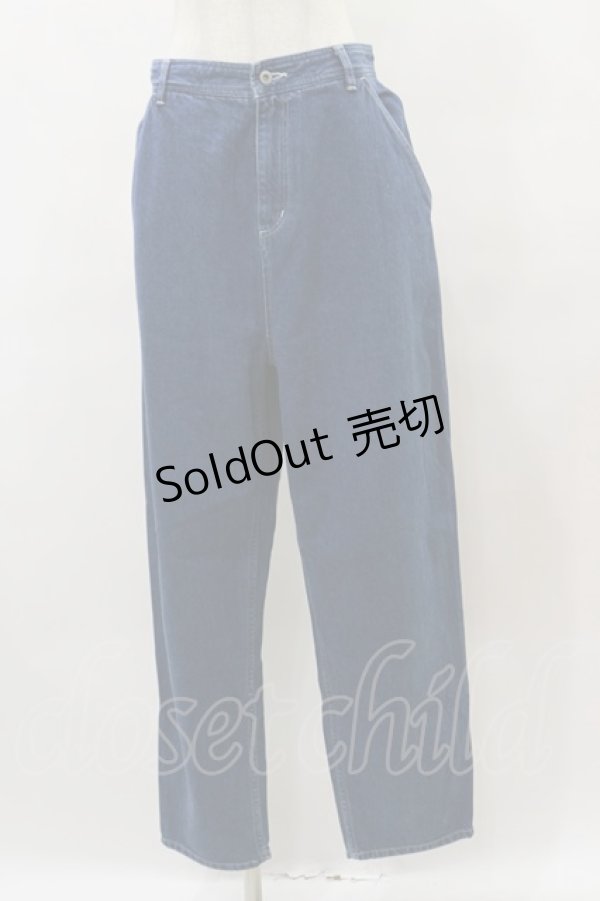 画像1: Katie / KATIE JEANS girl friend pants M ブルー H-25-08-05-031-LO-PA-KB-ZH (1)