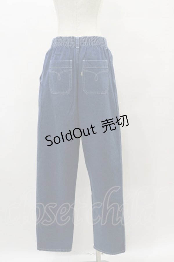 画像2: Katie / KATIE JEANS girl friend pants M ブルー H-25-08-05-031-LO-PA-KB-ZH (2)