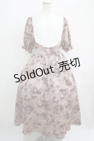 画像: m petit by misako / トワルドジュイワンピース L ピンク H-25-08-06-004-LO-OP-NS-ZH