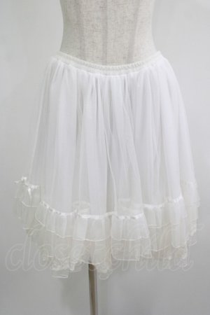 画像: axes femme kawaii / チュールフリルパニエ M オフ H-25-08-06-034-AX-SK-NS-ZH