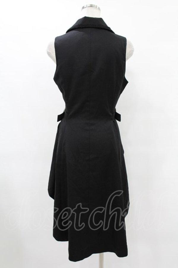 Alice and the Pirates ブラック ベスト Black Cat, Witch and the Apple Tree Vest by Alice and the