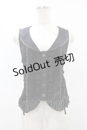 画像: axes femme / レースアップベスト M ブラック H-25-08-06-1041-AX-TO-NS-ZH