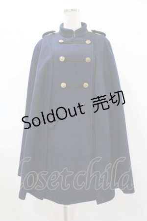 画像: axes femme / ナポレオンマント風コート M ネイビー H-25-08-06-1046-AX-CO-NS-ZT-C068