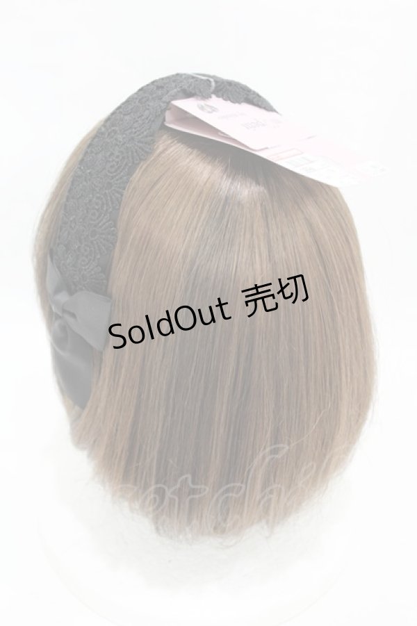 画像2: m petit by misako / TT*AMレースカチューシャ  ブラック H-25-08-06-1006-LO-AC-NS-ZH (2)