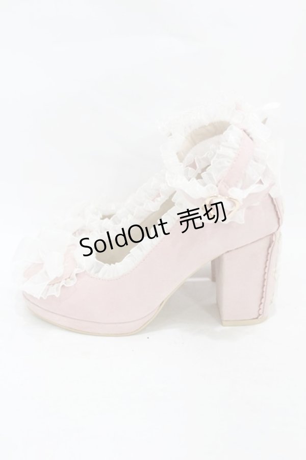 画像2: mille fille closet by LODISPOTTO / Angel Ribbonパンプス S ピンク H-25-08-06-1002-LO-SH-NS-ZH (2)