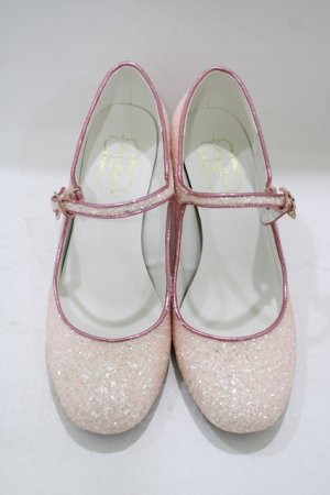 画像: Ank Rouge / キラキラビジュー厚底シューズ L（24.0〜24.5cm) ピンク H-25-08-06-079-CA-SH-NS-ZH