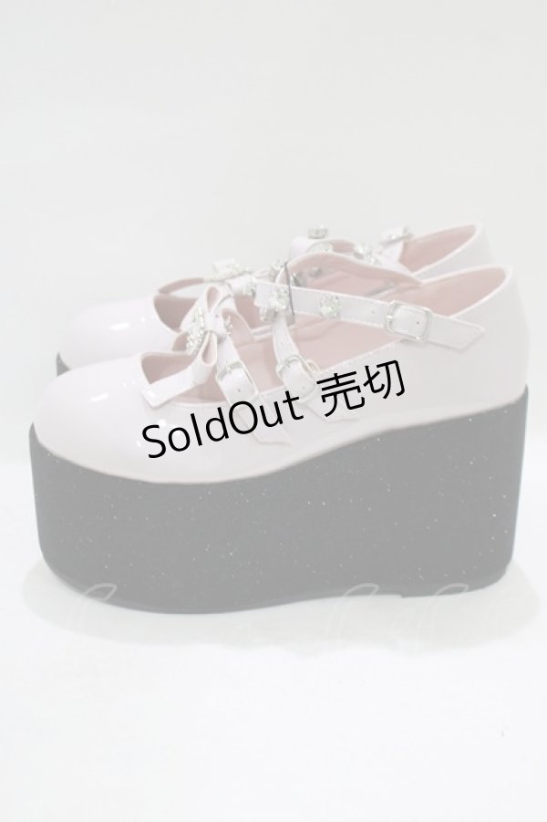 画像2: RoseMarie seoir / glitter shoes L（約24.5cm） ピンク H-25-08-06-081-LO-SH-NS-ZH (2)