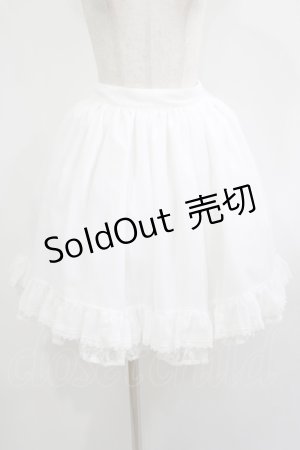 画像: ALICE and the PIRATES / Double faced Saint sisterシフォンスカート Free オフ白 H-25-08-06-015-PA-SK-NS-ZH