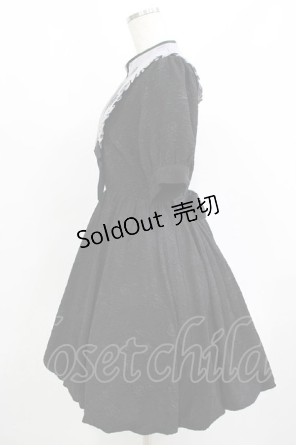 画像2: Amavel / Oriental Rose チャイナバルーンワンピース Free ブラック H-25-08-06-017-CA-OP-NS-ZH (2)