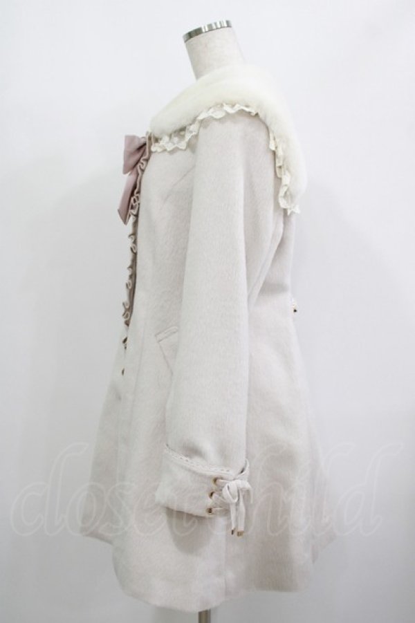 画像2: LIZ LISA / ファーセーラーAラインコート Free ピンク H-25-08-06-021-LO-CO-NS-ZT-C068 (2)