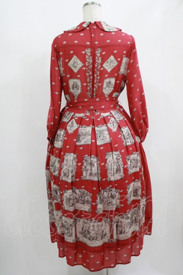 画像3: Jane Marple / Spirit of libertyコレットドレス  ローズ H-25-08-07-003-JM-OP-KB-ZH (3)