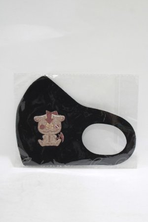 画像: NieR Clothing / 手洗い可能エコマスク  黒 H-25-08-07-035-PU-ZA-KB-ZH
