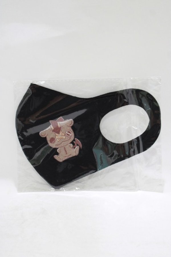 画像1: NieR Clothing / 手洗い可能エコマスク  黒 H-25-08-07-037-PU-ZA-KB-ZH (1)