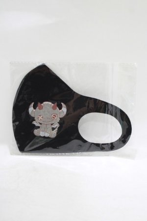 画像: NieR Clothing / 手洗い可能エコマスク  黒 H-25-08-07-038-PU-ZA-KB-ZH