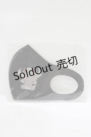 画像: NieR Clothing / 手洗い可能エコマスク  黒 H-25-08-07-039-PU-ZA-KB-ZH