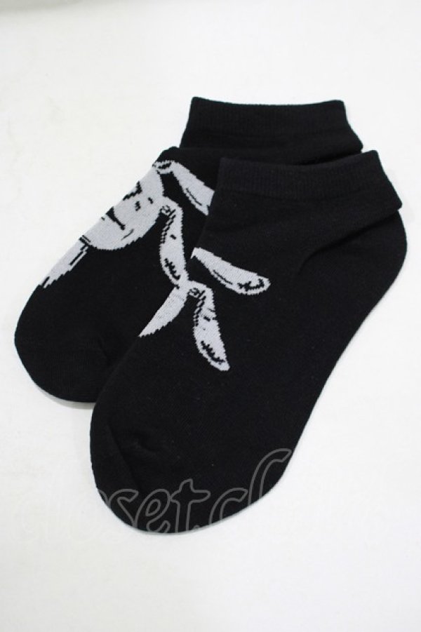 画像2: NieR Clothing / 靴下  黒 H-25-08-07-047-PU-ZA-KB-ZH (2)