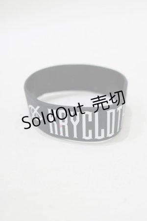 画像: KRY CLOTHING / ラバーバンド  黒 H-25-08-07-049-EL-ZA-KB-ZH
