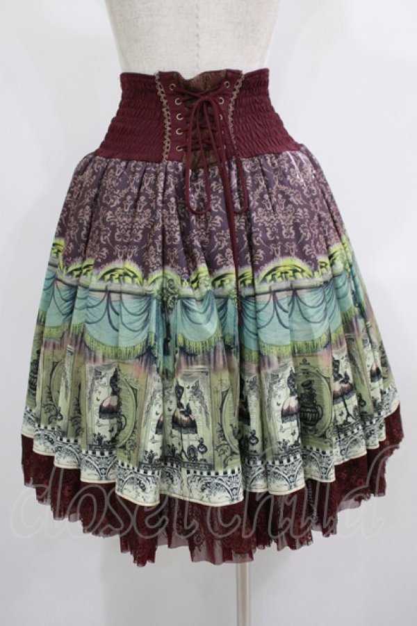 画像3: Ozz Croce / Tea Partyスカート Free ワイン H-25-08-07-005-OO-SK-KB-ZH (3)