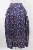画像1: Jane Marple Dans Le Salon / Dance With Roses Drawstring Skirt  ネイビー H-25-08-07-1042-JM-SK-KB-ZH (1)